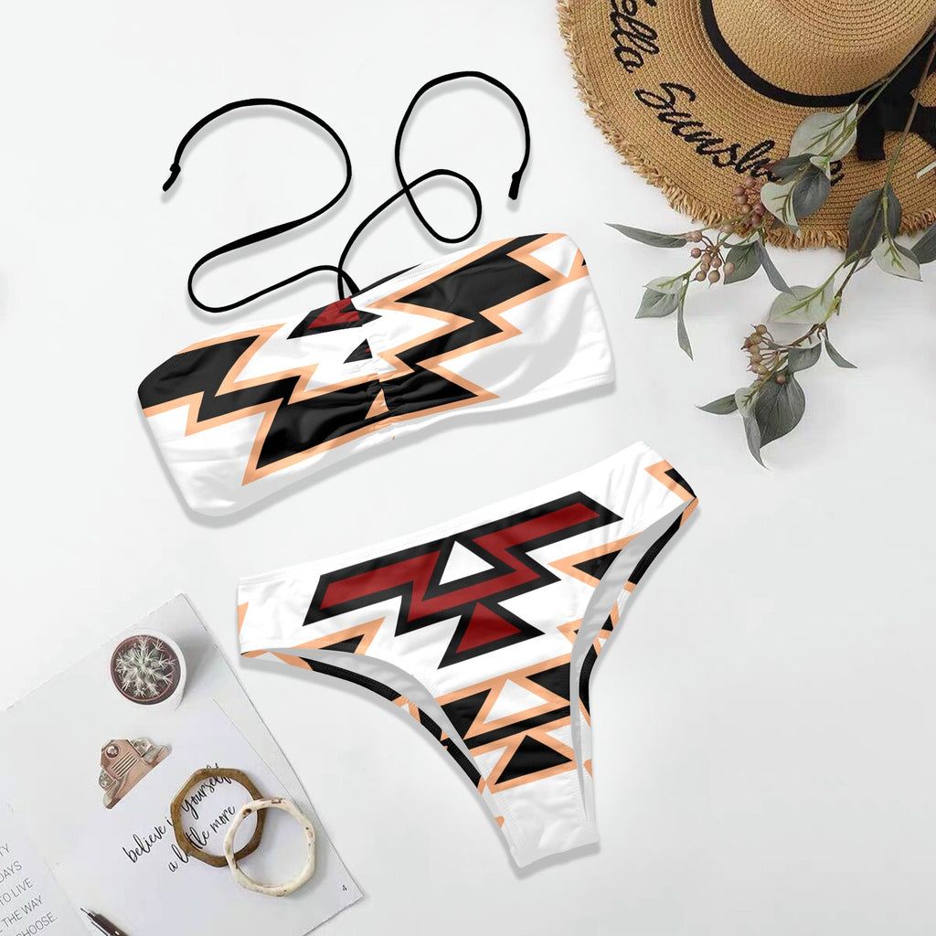 Tribal Bikini White