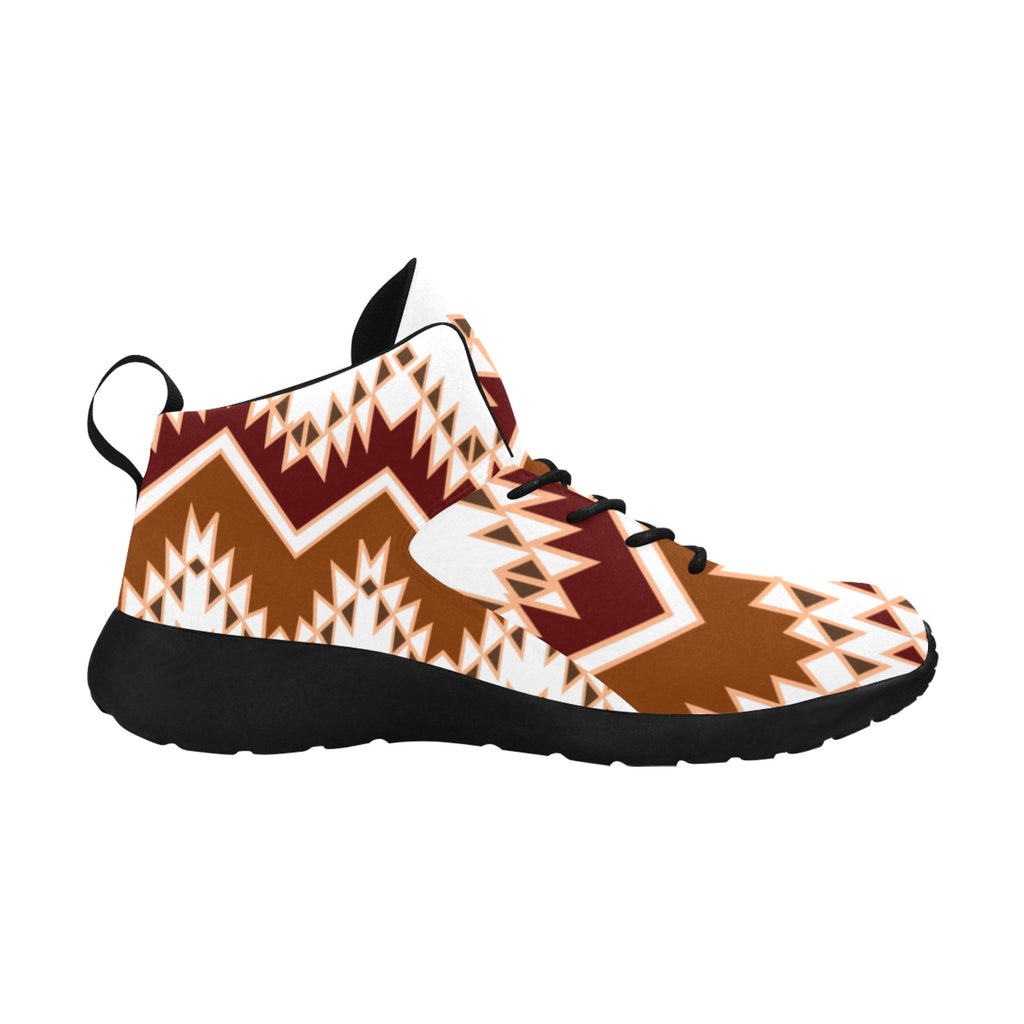White Tribal Design Shoes