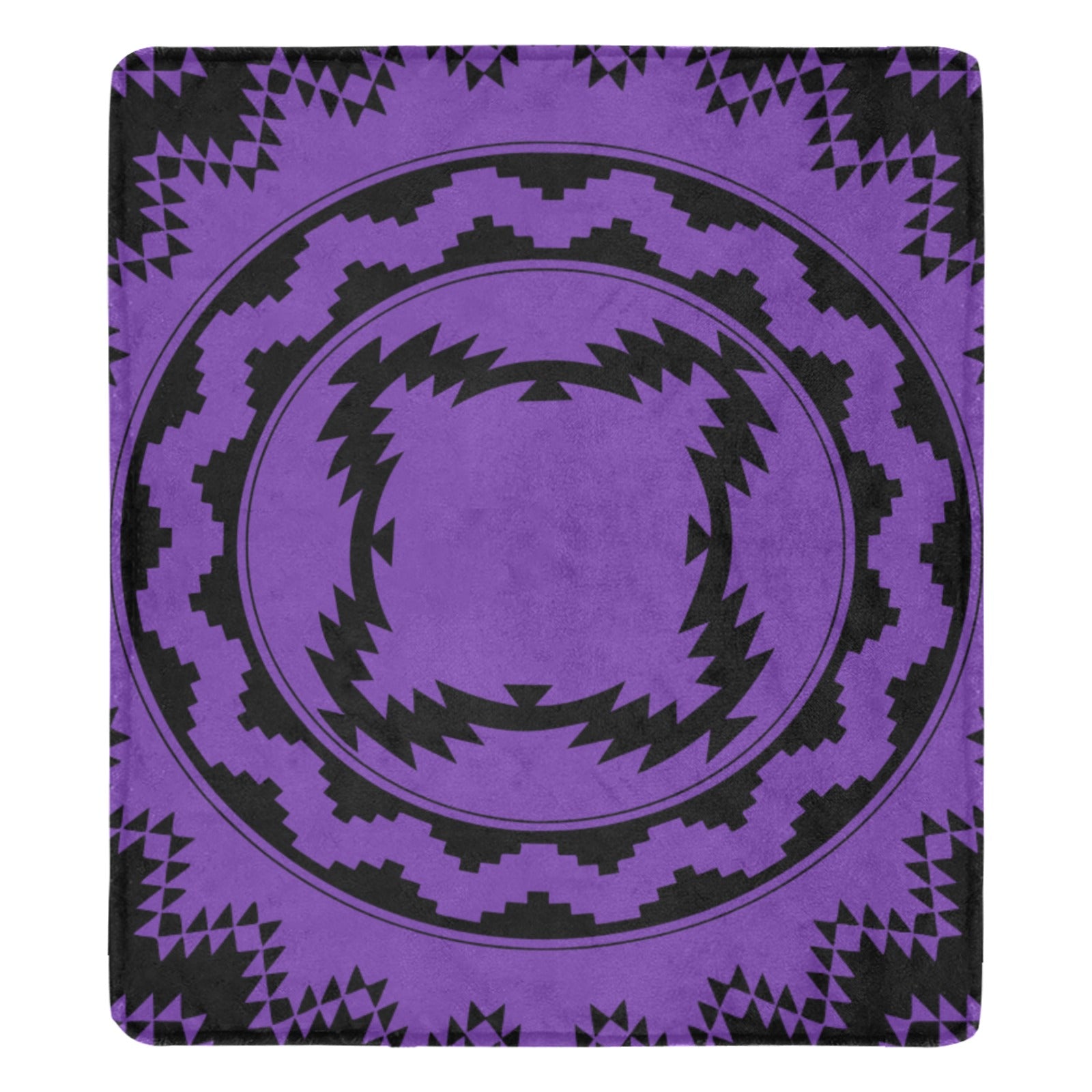 Purple Circle Blanket