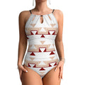 Tribal Keyhole Cutout One Piece