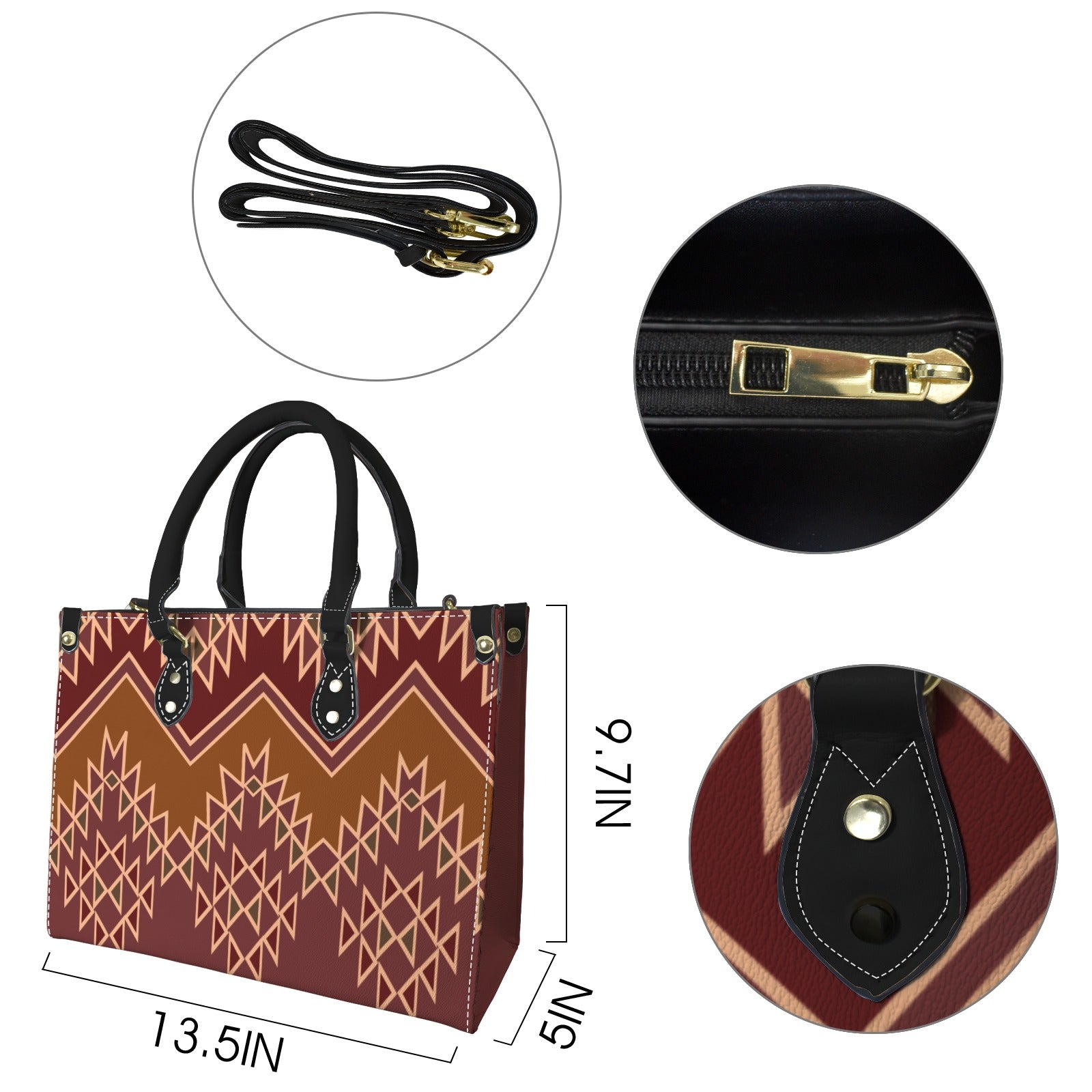Maroon Tote Bag