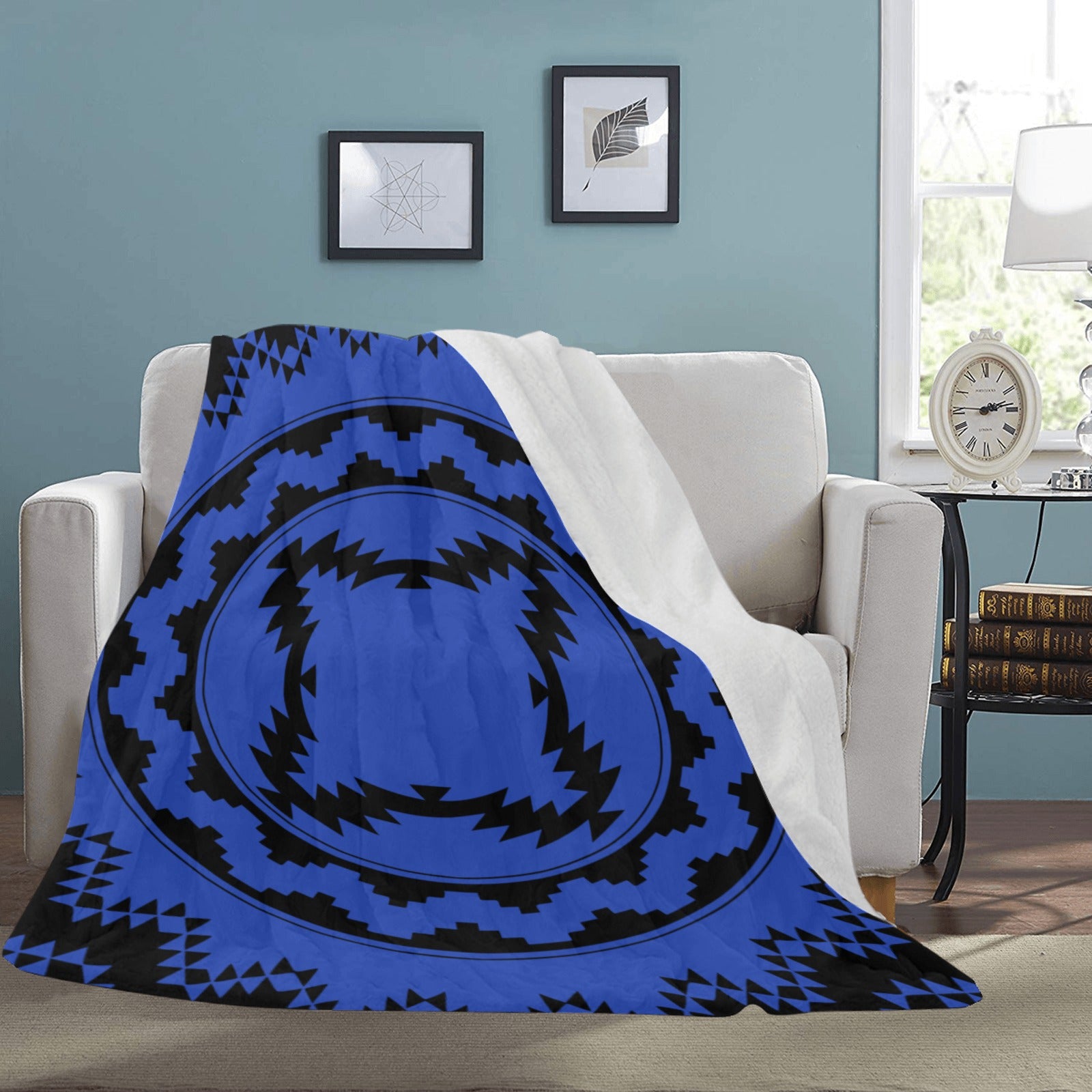 Blue Circle Blanket