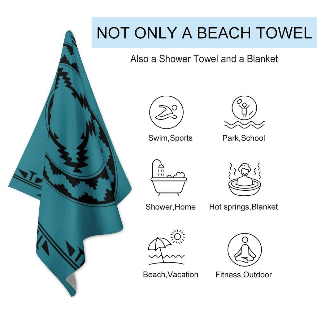 Teal Beach Towel