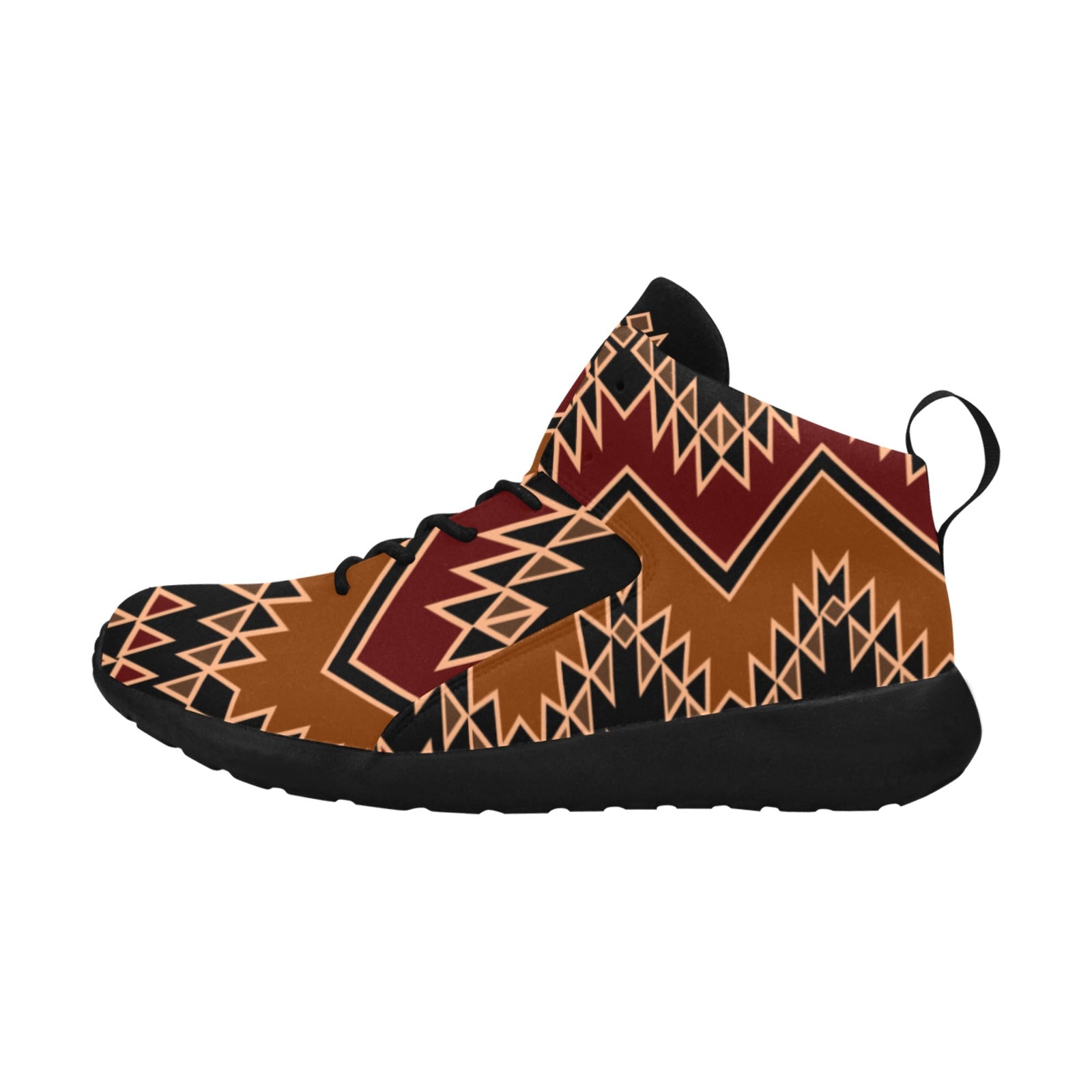 Black Tribal Design Shoes