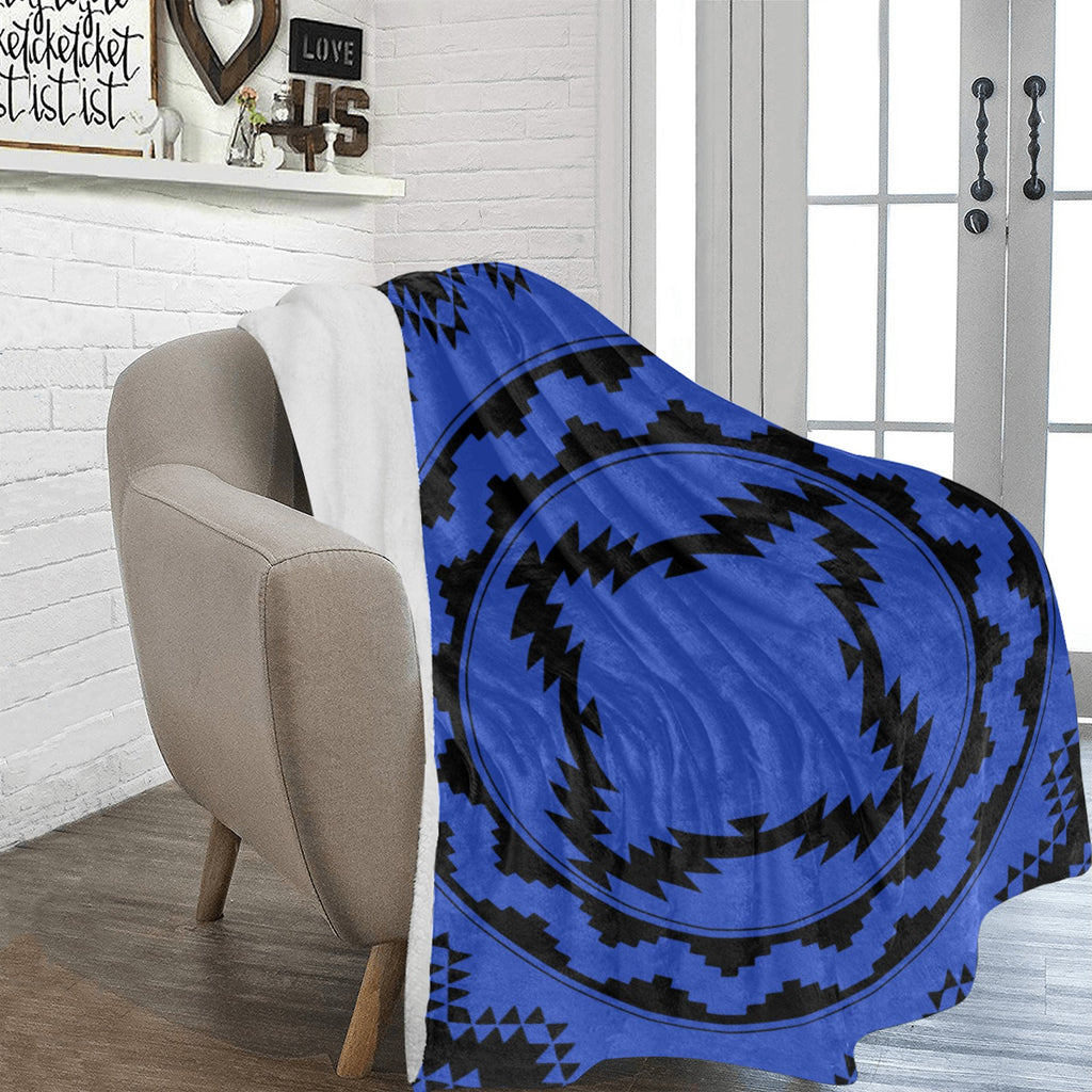 Blue Circle Blanket