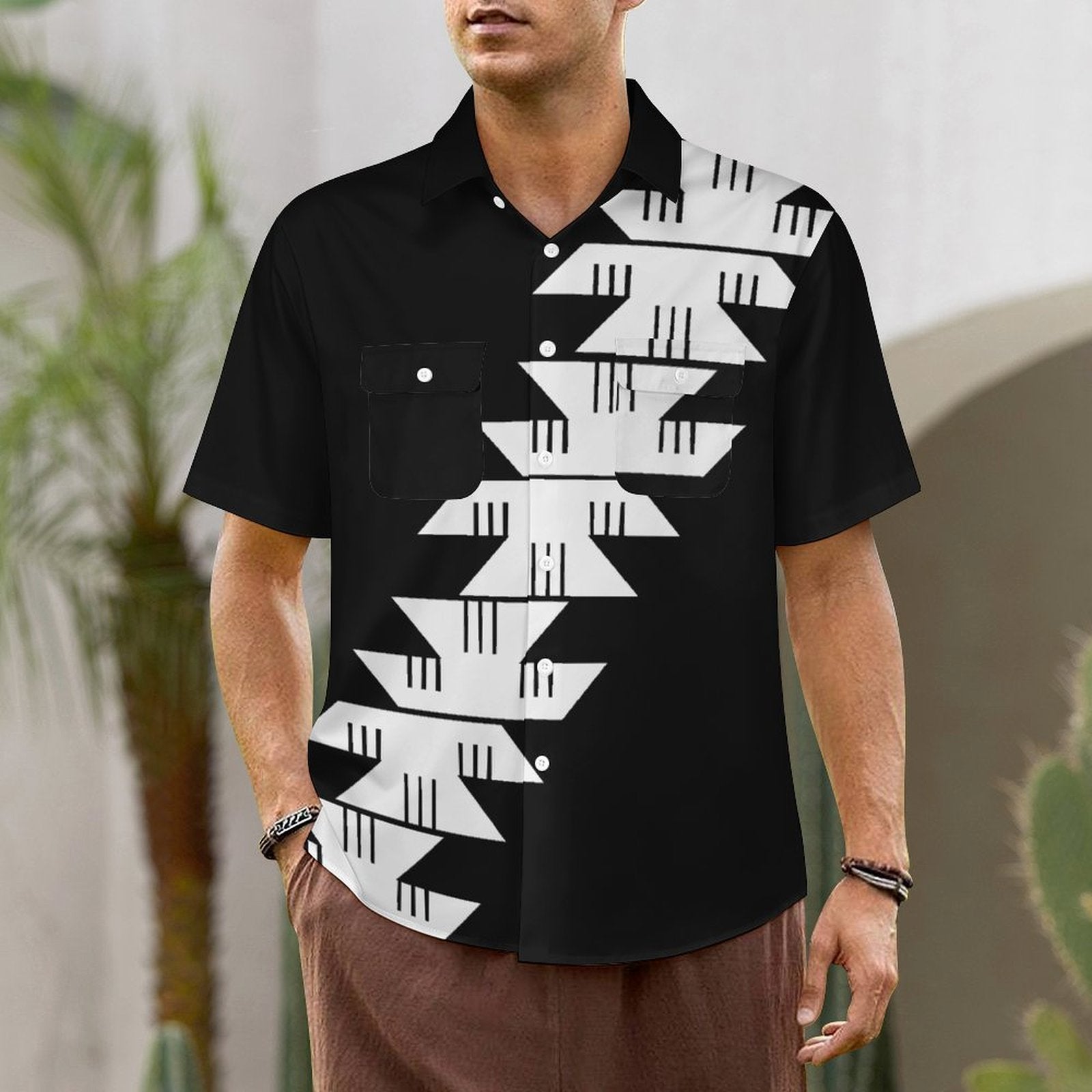 Black Elk Horn Men's Shirt