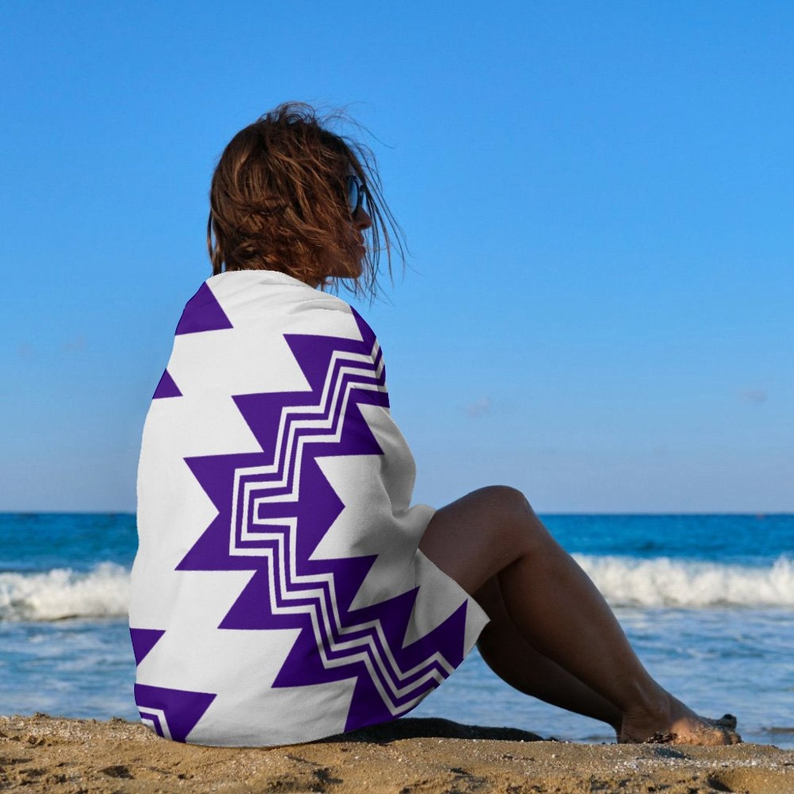Purple Beach Towel