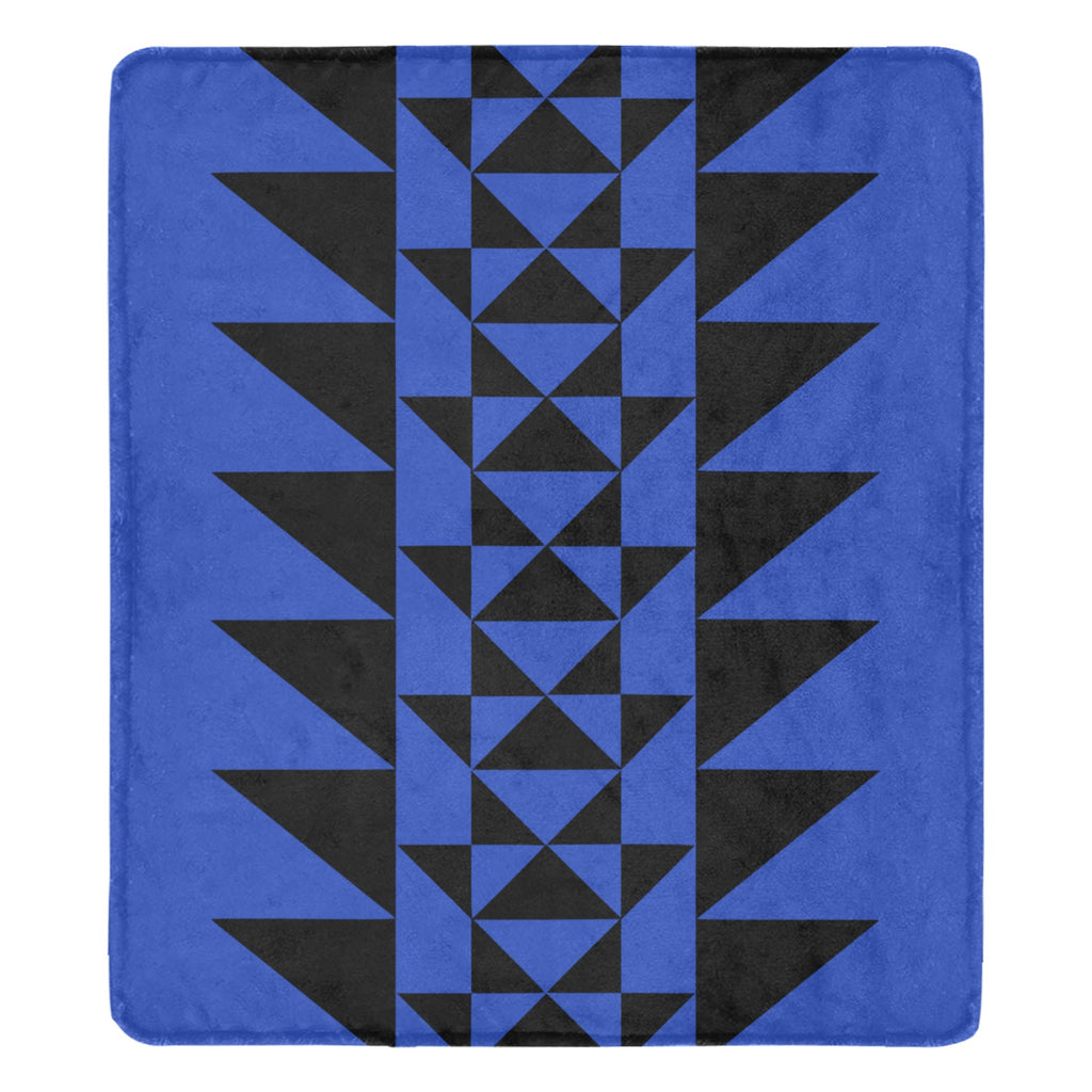 Blue Tribal Blanket