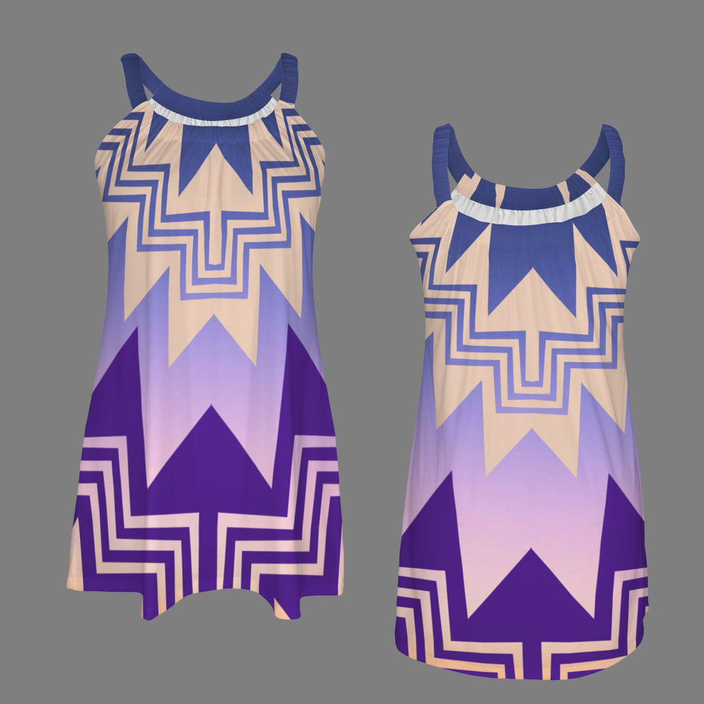 Purple Tribal Dress