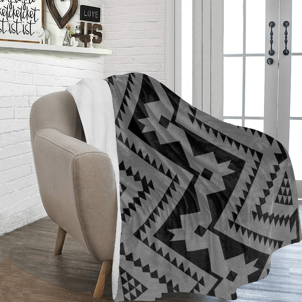 GrayTribal Blanket