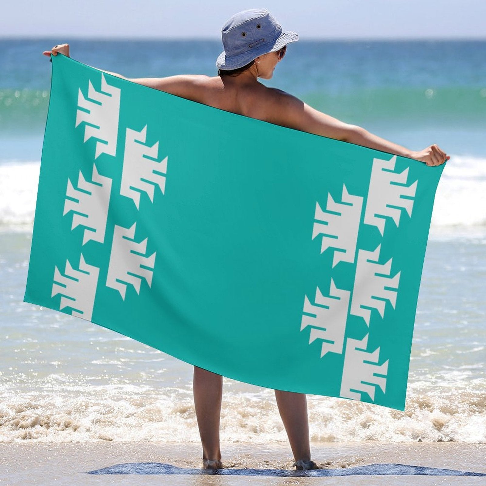 Custom Large Beach Towel Quick Dry Travel Swimming Towel