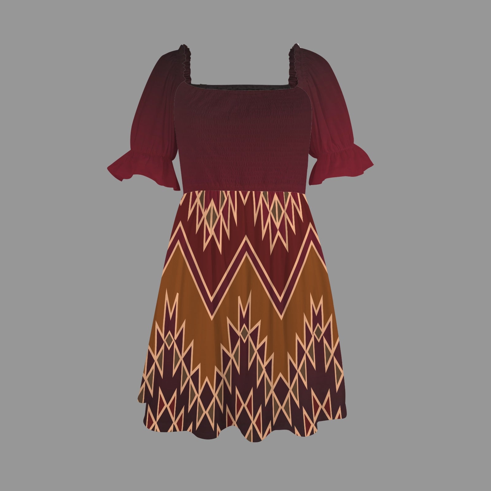 Maroon Dress