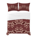 Maroon Tribal Bedding