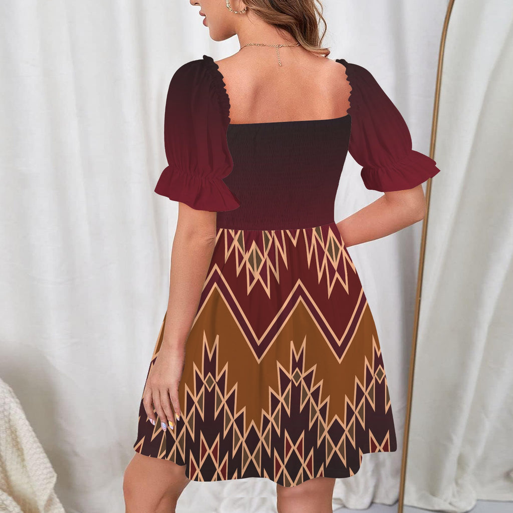 Maroon Dress