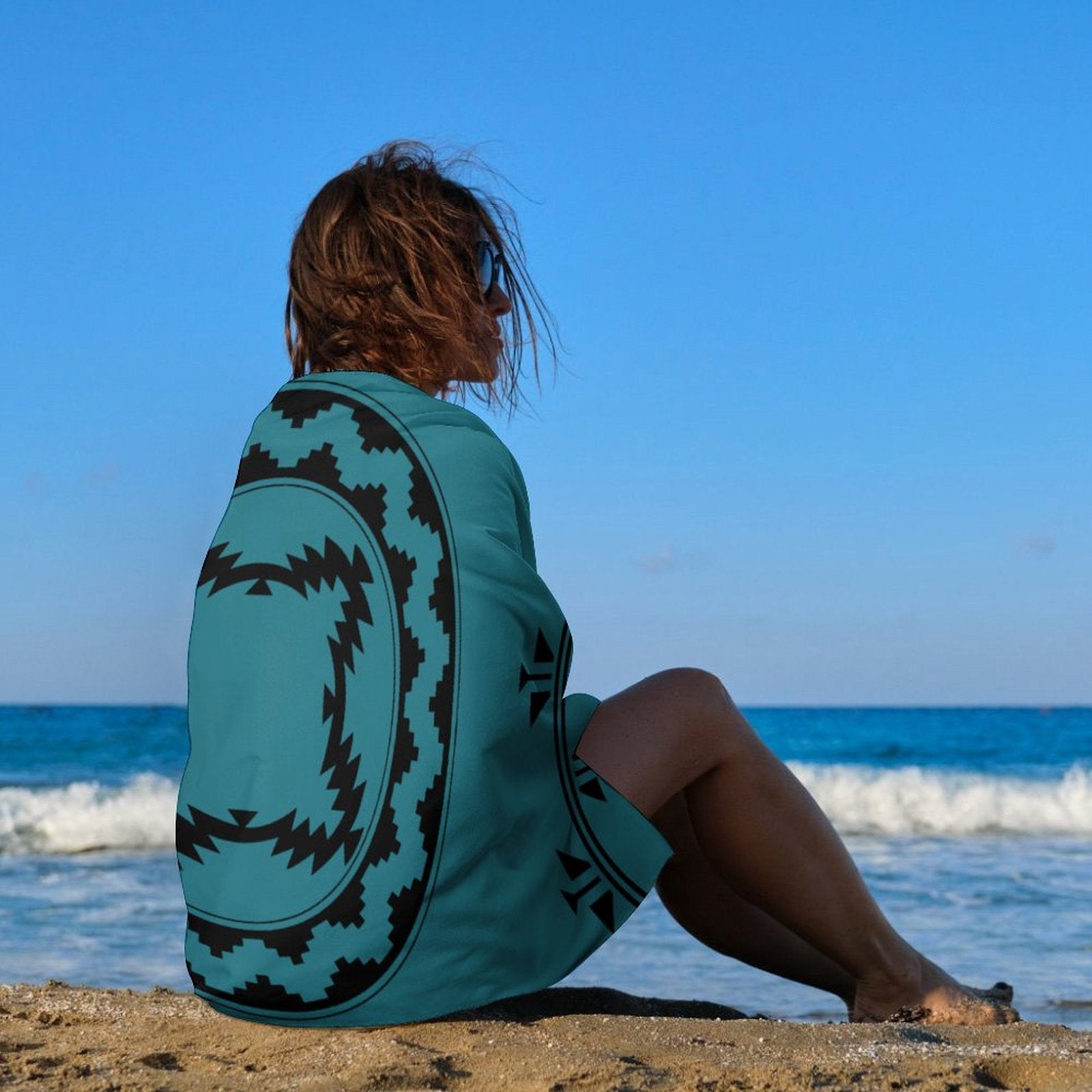 Teal Beach Towel