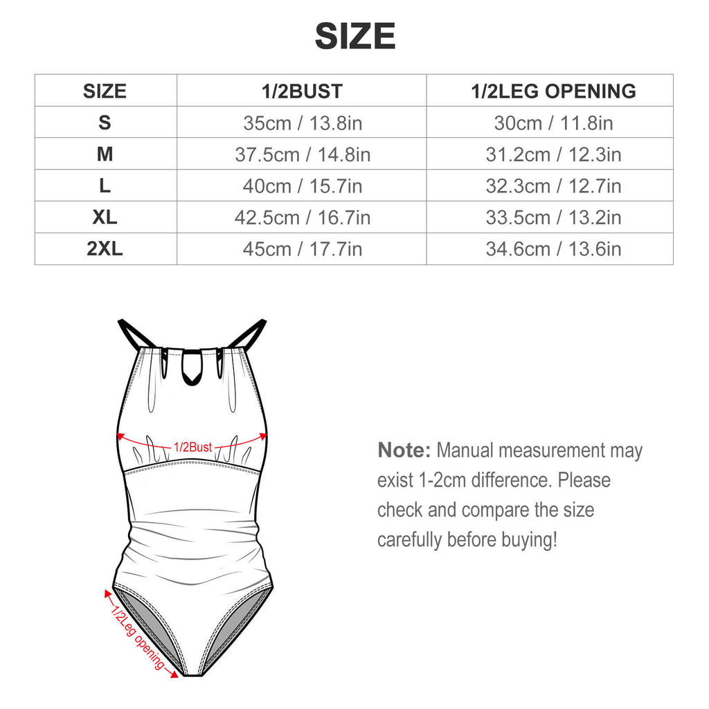 Tribal Keyhole Cutout One Piece