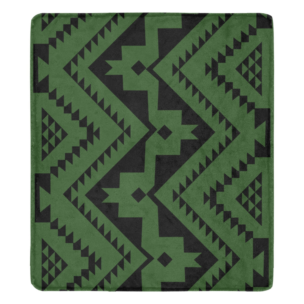Green Tribal Blanket