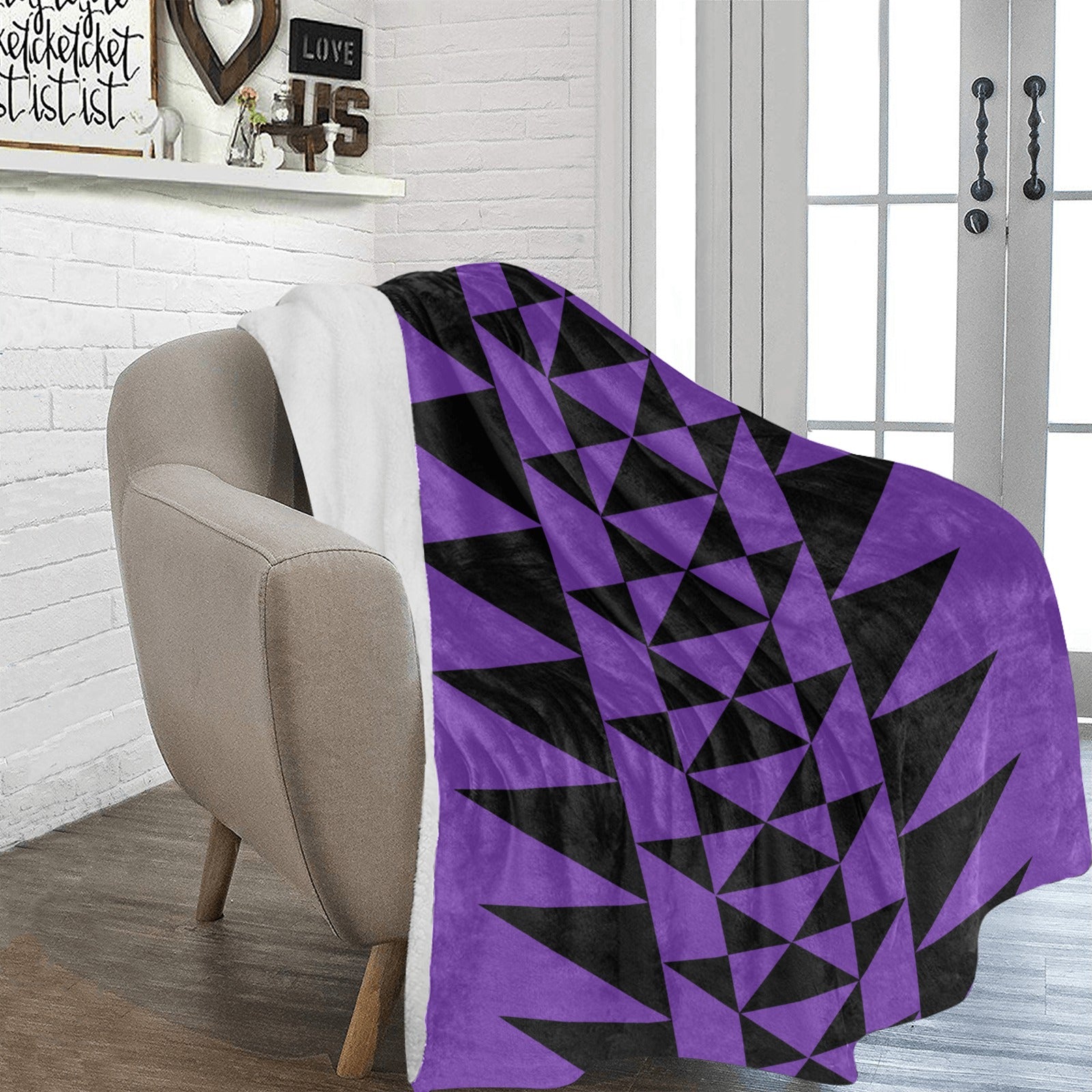 Purple Butterfly Blanket