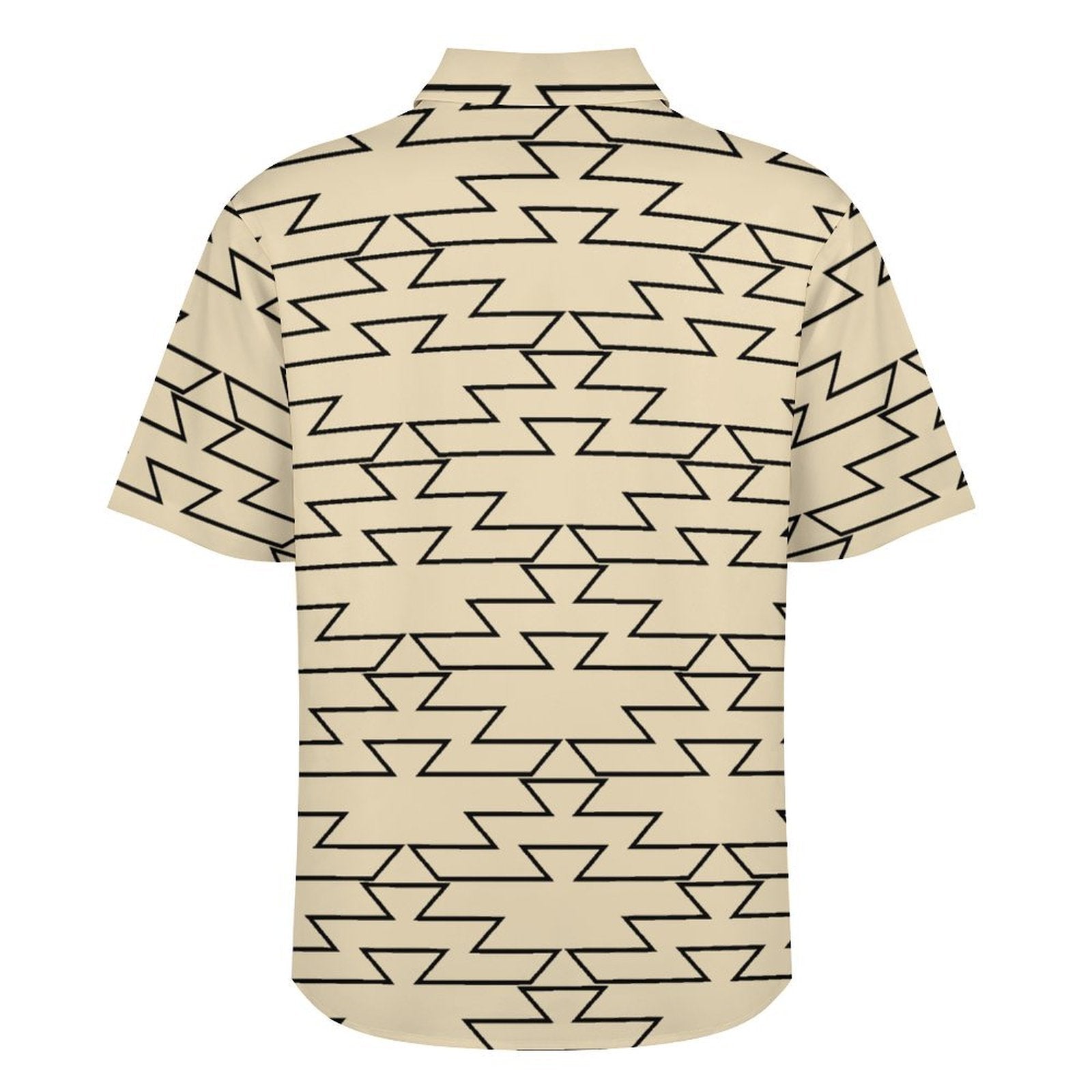 Cream Friendship Design Mens Shirt