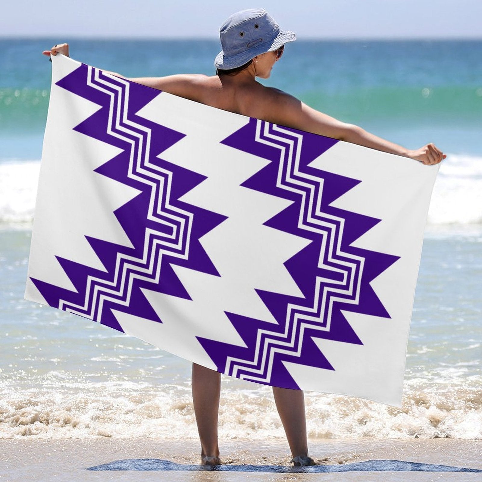 Purple Beach Towel