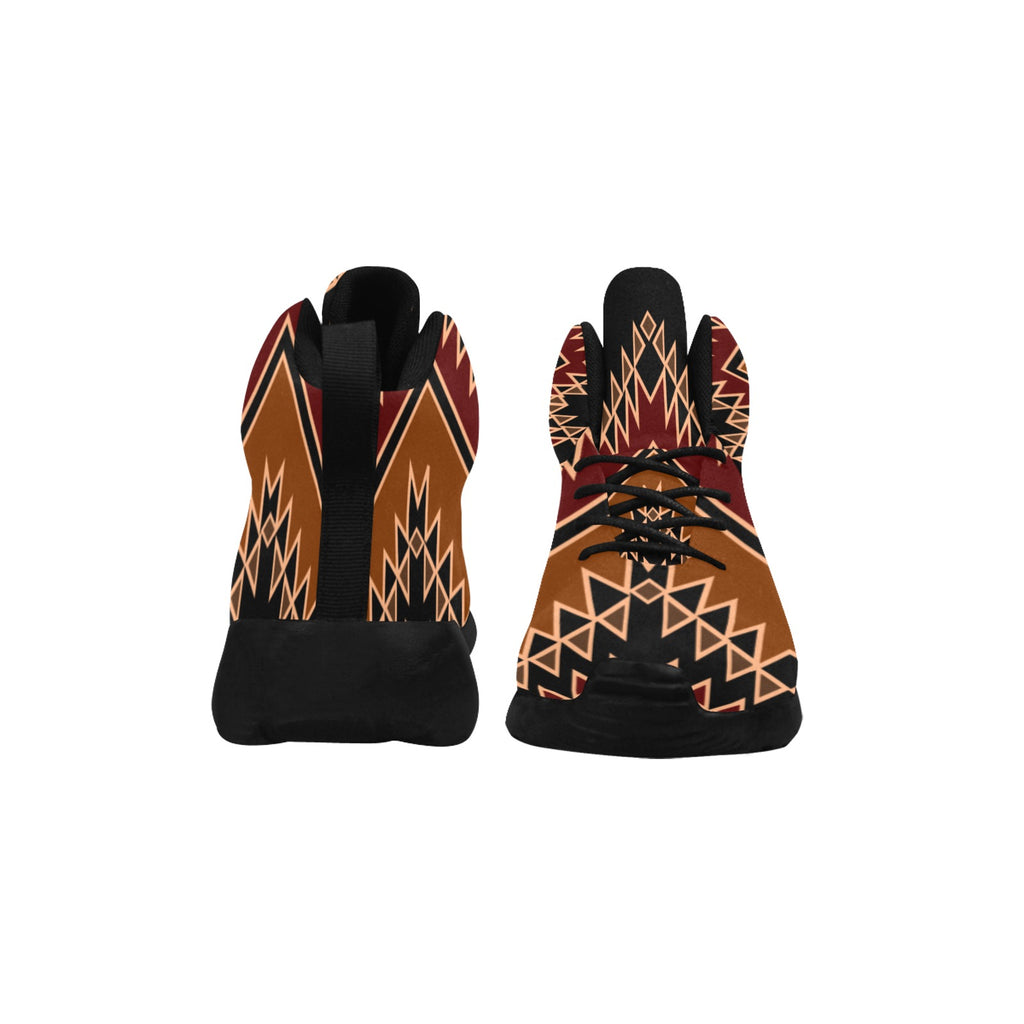 Black Tribal Design Shoes