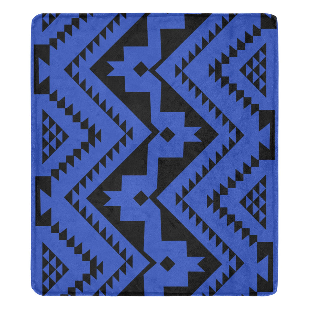 Blue Tribal Blanket