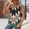 Green Ombre Sleevless Shirt