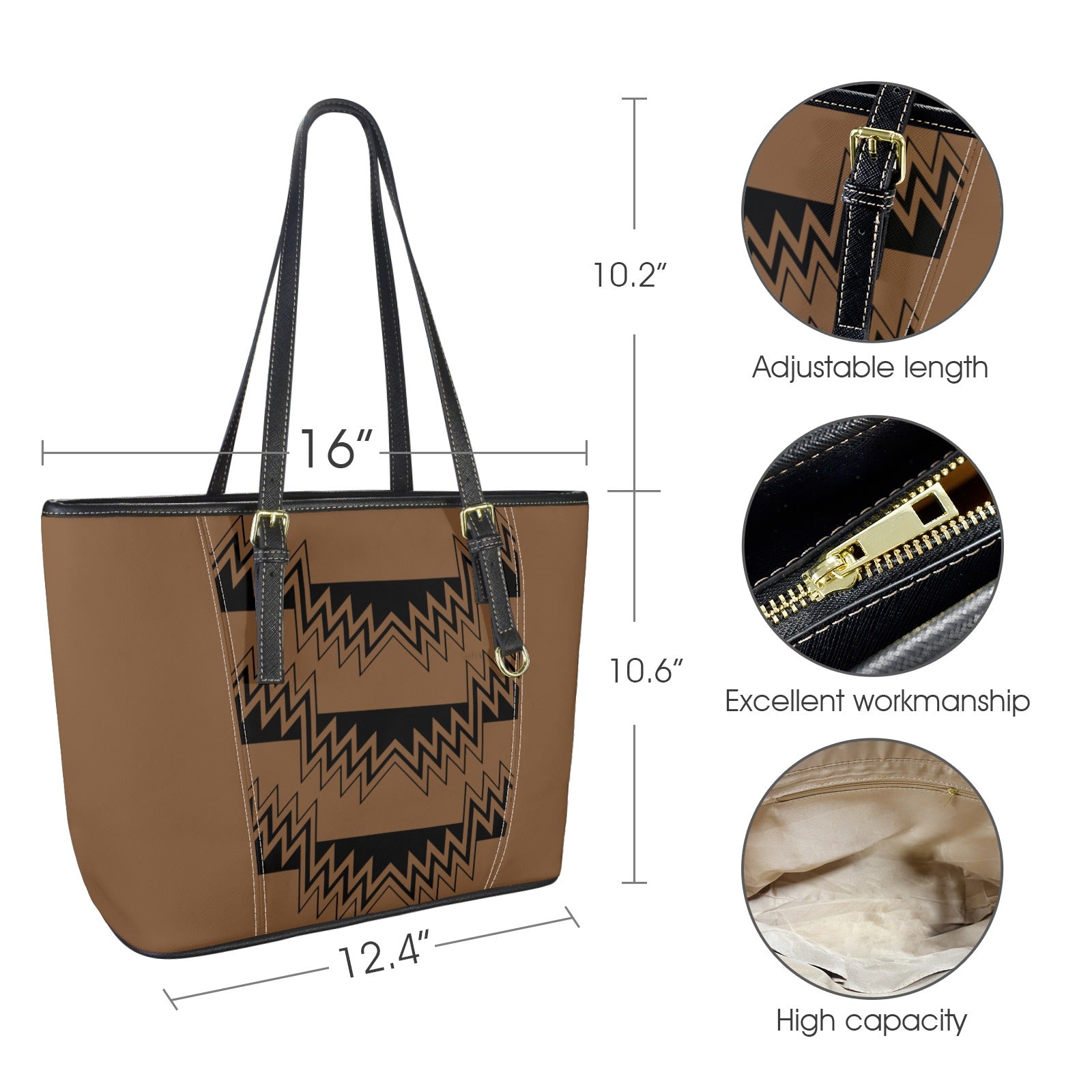 Brown Tote Bag