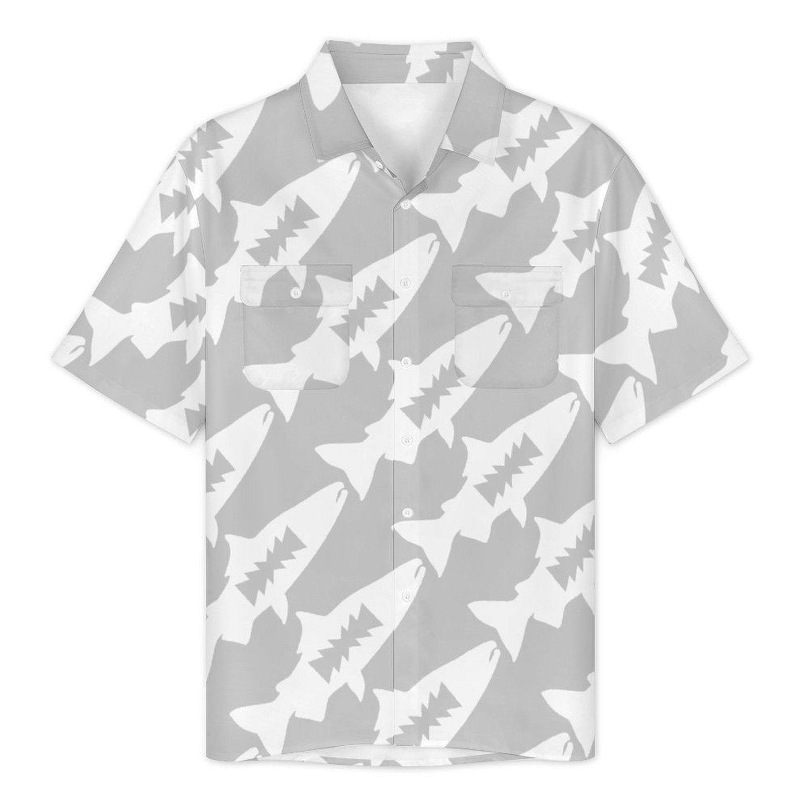 Gray Salmon Shirt