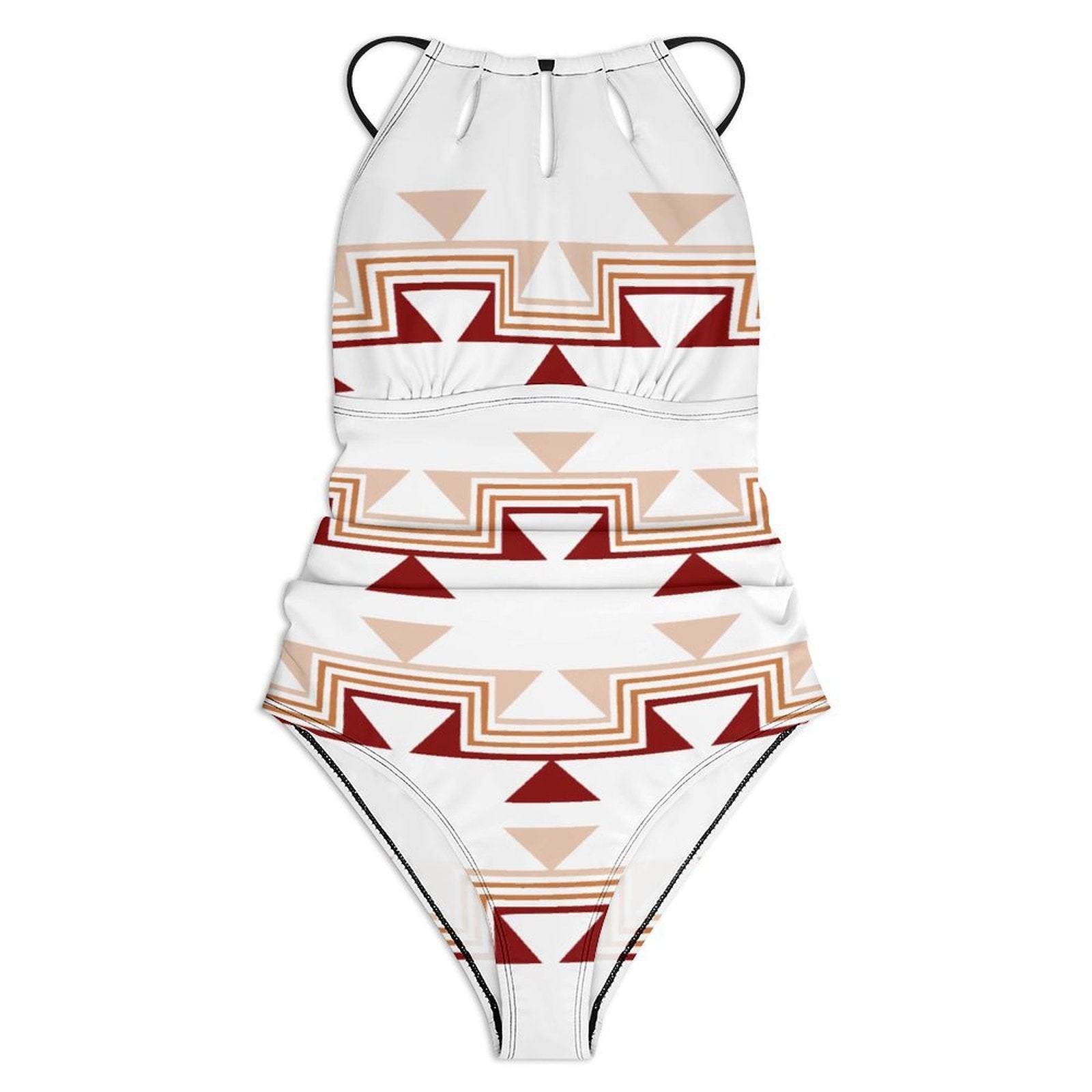 Tribal Keyhole Cutout One Piece