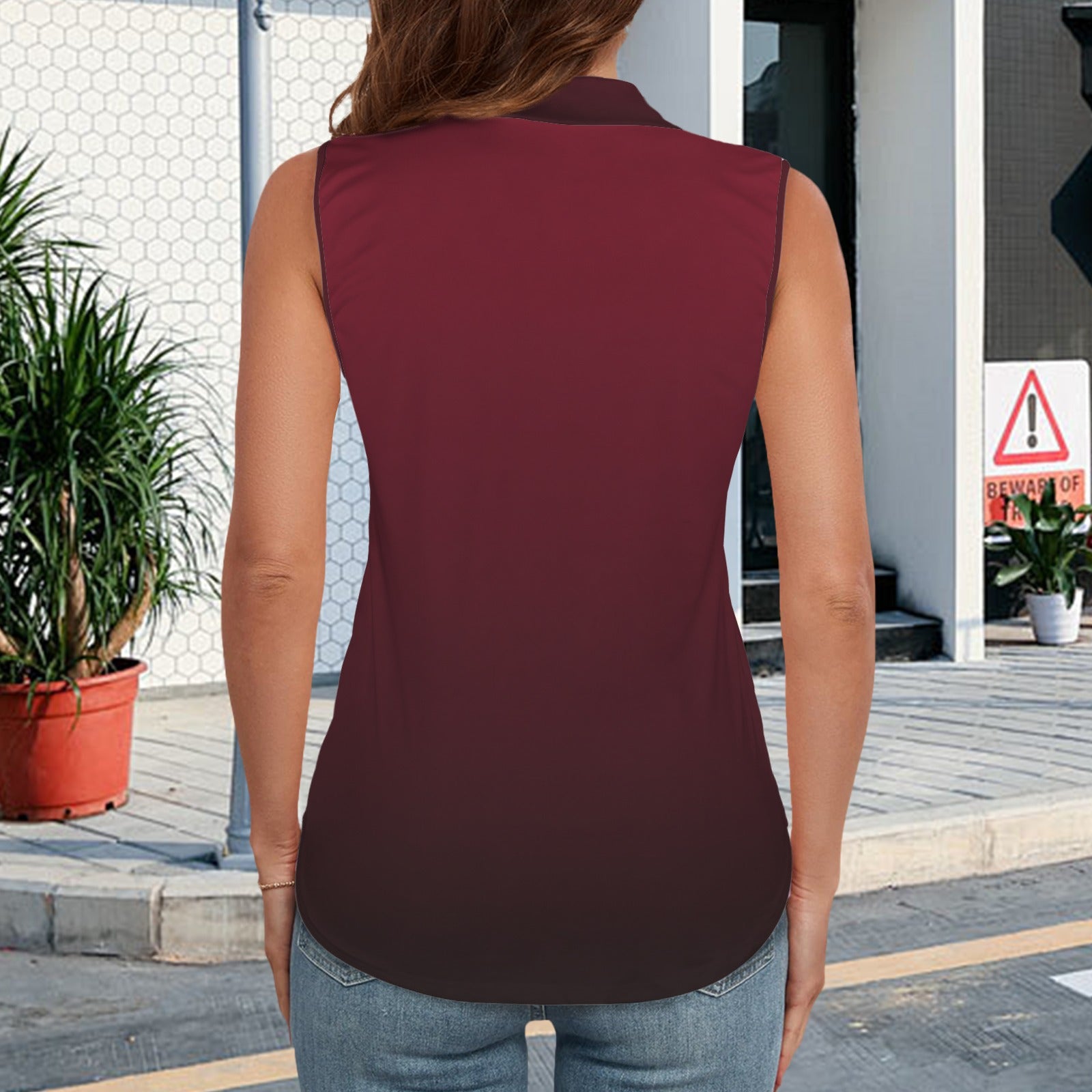 Maroon Ombre