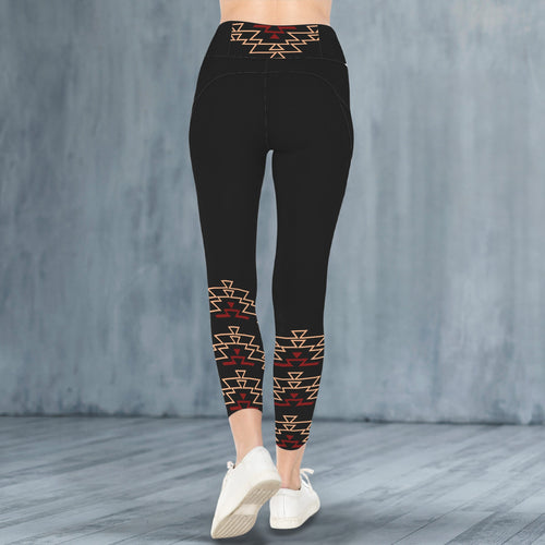 Black Native Leggins