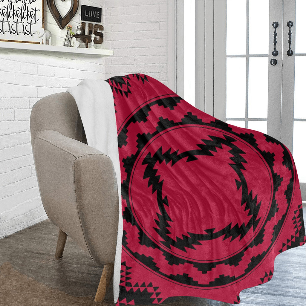 Red Circle Blanket