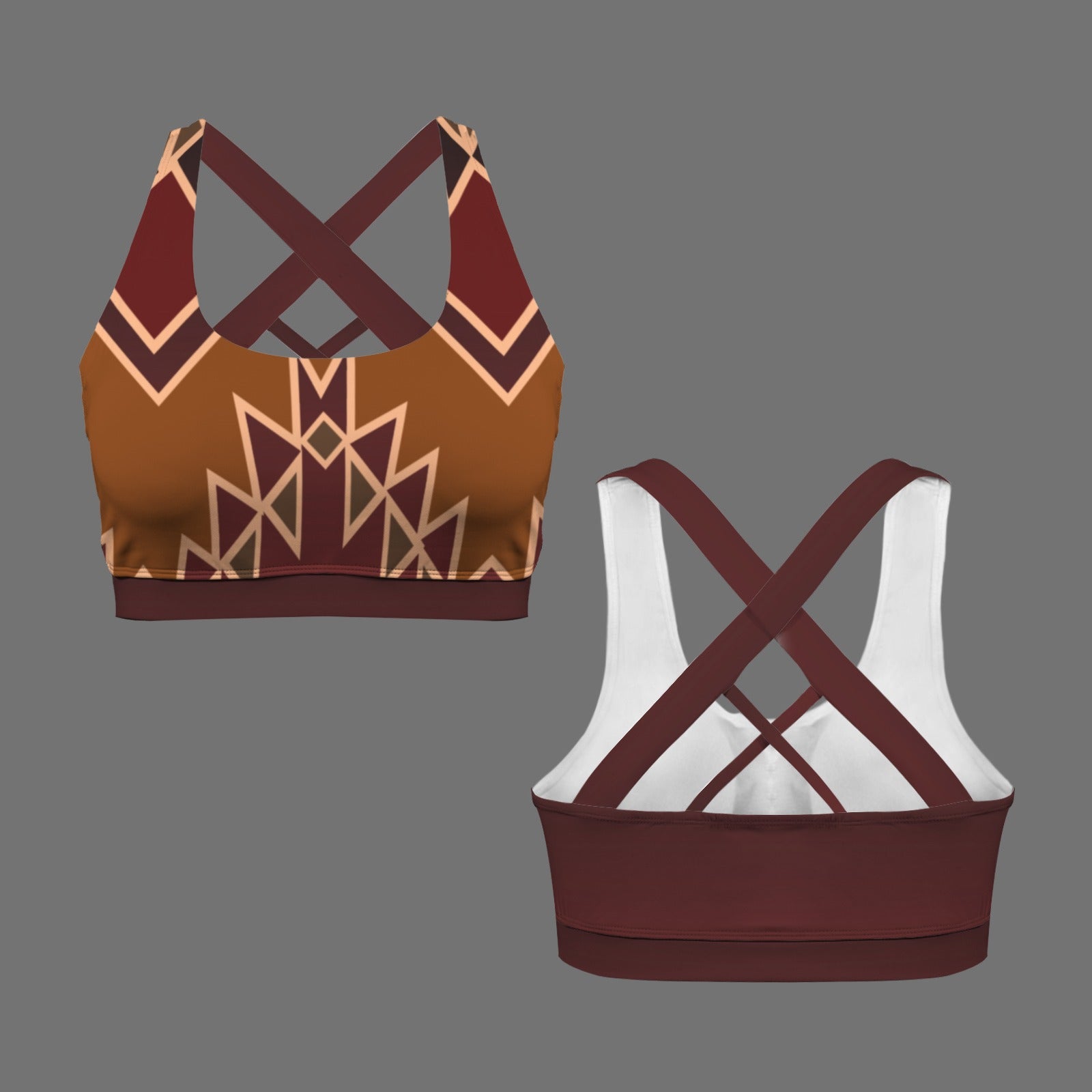 Crisscross Back Sports Bra