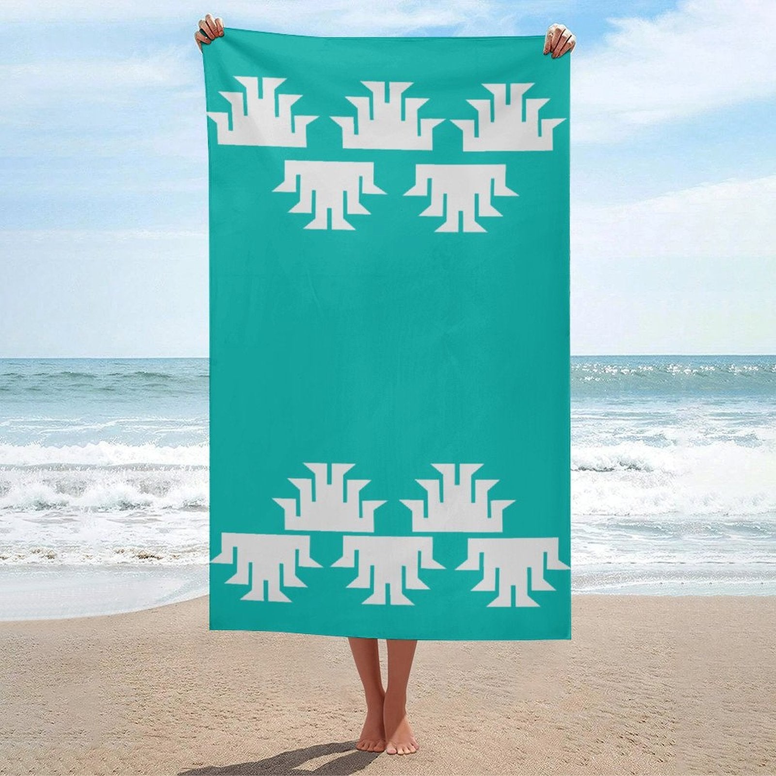 Custom Large Beach Towel Quick Dry Travel Swimming Towel