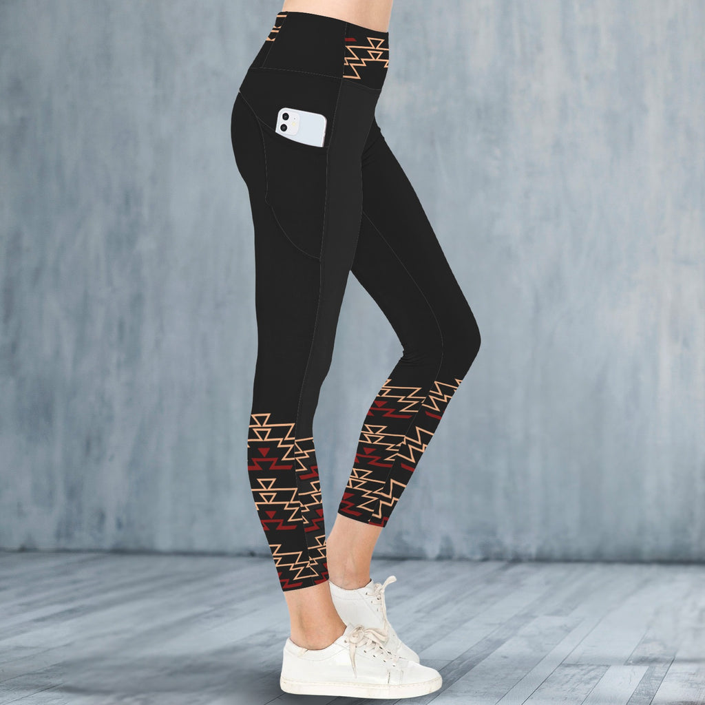 Black Native Leggins