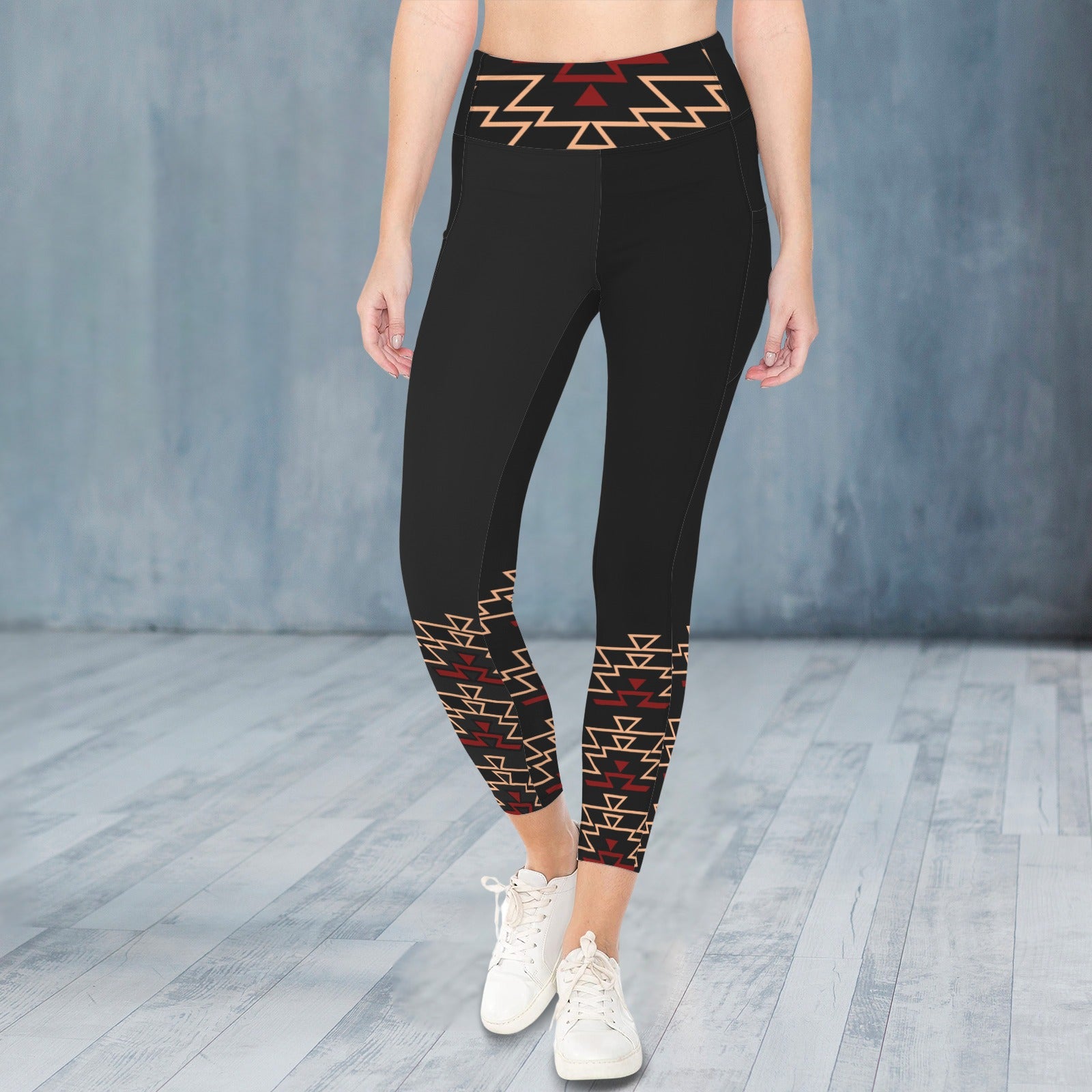 Black Native Leggins